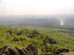 Blick zur Elbe